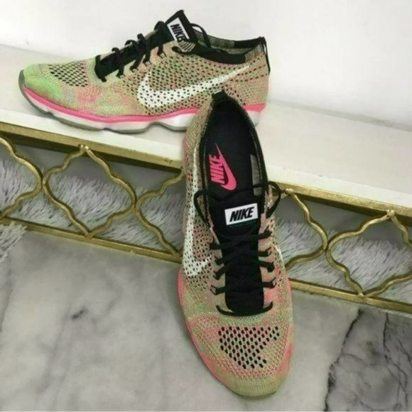 Nike Flyknit Zoom Agility 8 Black Hyper Pink - Picture 6 of 10